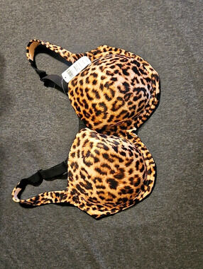 Soma Stunning Support Smooth Full Coverage Leopard Print Bra Size 36G NWT